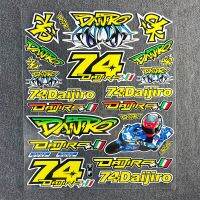 Daijiro Kato 74ชุดสำหรับฮอนด้า YAMAHA ซูซูกิเคทีเอ็ม SYM สติกเกอร์ตกแต่งรถจักรยานยนต์