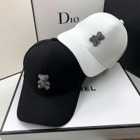 ออกแบบแฟชั่นฤดูร้อนหมวกเบสบอลสำหรับผู้หญิงเกาหลีป่าหมี Rhinestone หมวก SunHats ถนน Kpop กลางแจ้ง Visors หมวกฮิปฮอป