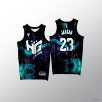 เสื้อกีฬาบาสเก็ตบอล HQ1 Charlotte Hornets Jordan No.23 พลัสไซซ์ สําหรับผู้ชาย และผู้หญิง QH1