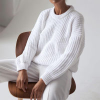 Oversized Knitted Warm Pullover Womens Sweater Thicken Long Sleeve Loose Sweaters Female  Autumn Winter Lady Elegant Jumper