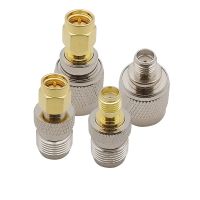 4Pcs SMA Male Female to TNC Male Female Plug Jack Nickel Plated Straight RF Coaxial Connector Adapter Electrical Connectors