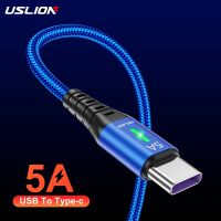 Aauslion 5A USB ชนิด C เคเบิลไมโคร USB USB C โทรศัพท์มือถือชาร์จแบบเร็วที่ชาร์จแอนดรอยด์สายไฟสำหรับ Huawei ข้อมูล P40 Xiaomi 12 Pro Poco F3