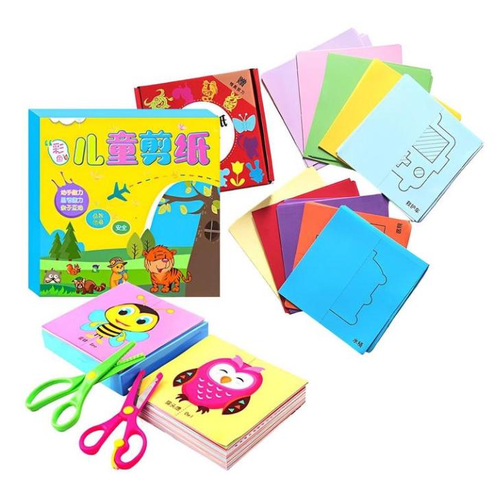 kids-paper-cutting-book-preschool-toddlers-cutting-practice-activity-book-scissor-cutting-workbook-for-gluing-counting-and-more-delightful