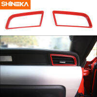 SHINEKA Car Interior Instrument Panel Left Right Air Outlet Decoration Cover Accessories for Ford Mustang 2015+