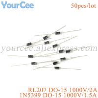 50pcs 1N5399 RL207 DO 15 Rectifier Diode 1000V/1.5A 1000V/2A High Efficiency Diodes