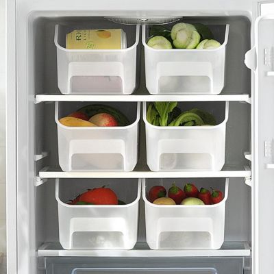 PP Pantry Organizer Bins Household Plastic Food Storage Basket Box For Kitchen Countertops Cabinets Refrigerator Freezer 45a