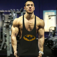 （Ready Stock)? Summer Mens Vest Sports Muscle Sleeveless I-Shaped Loose European And American Fashion Fitness Clothes Mens Vest ZV