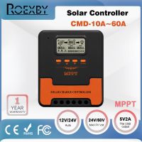 20A 30A 40A 50A 60A MPPT Solar Charge Controller 12V 24V Auto Adapting Lead Acid Lithium Battery Charging Solar Panel Regulator