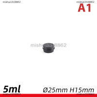 mishun318862 Black Empty round กล่องอลูมิเนียมโลหะดีบุกกระป๋องเครื่องสำอางครีม DIY ขวดรีฟิล