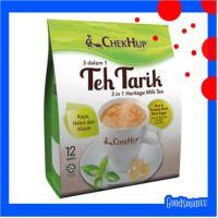 CHEK HUP TEH TARIK ชาชักมาเลเซีย 3 in 1 พร้อมชง (12 ซอง)