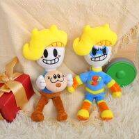 ❆ SHUAIYI Bryson e Ham Cartoon Figure Brinquedos de pelúcia para crianças boneca fofa animação suave pelúcia decoração do lar presente aniversário