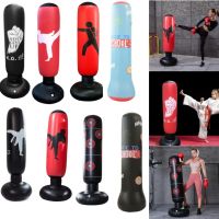 Inflatable Boxing Standing Bag Training Pressure Relief Fitness Punching Sandbag for Chilren Christmas Gifts