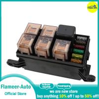 Flameer 6วิธีฟิวส์และกล่องรีเลย์กล่องฟิวส์รถยนต์สำหรับเรือกะบะรถทางทะเล