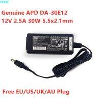 DA-30E12 APD ของแท้12V 2.5A 30W 5.5x2 1อะแดปเตอร์ AC มมสำหรับเครื่องชาร์จอุปกรณ์พลังงานหน้าจอแอลอีดี