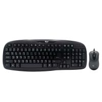 คีย์บอร์ด&amp;เมาส์ (2in1) USB MD-TECH (KB-888+M179) Black