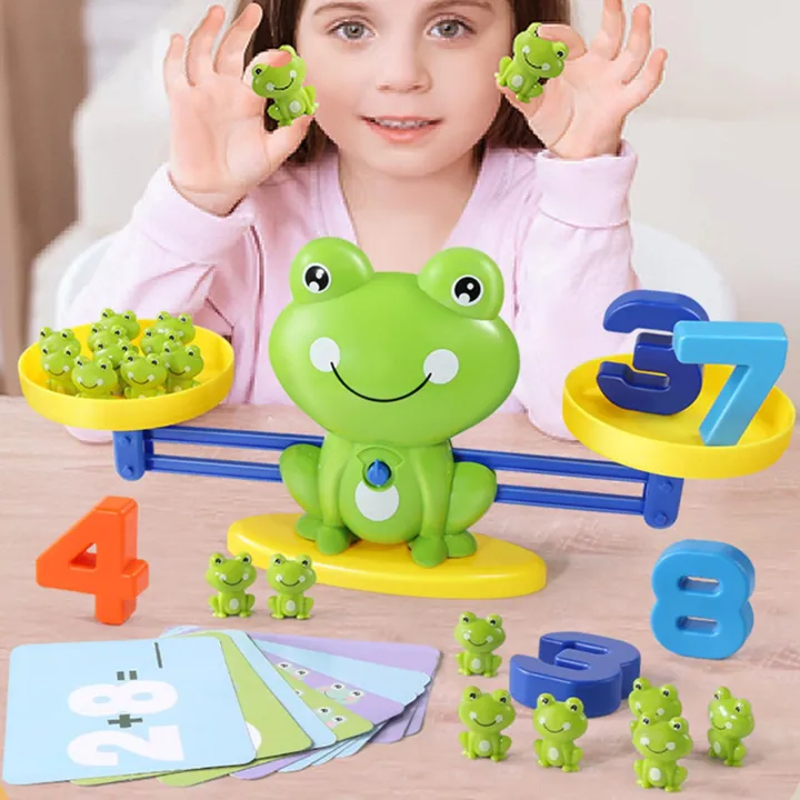 Frog Balance Math Game Weighing Scale Digital Balance Enlightenment