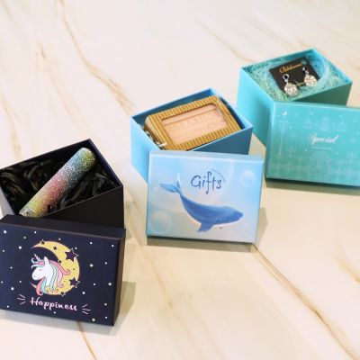 Gifthing macaron box small gift box chocolate box biscuit box Jewelry Necklace celet Gift Storage Box