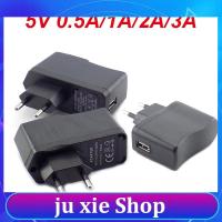 JuXie store Euro Plug AC 100-240V DC 5V 0.5A 1A 2A 3A Micro USB Wall Charger Power Adapter Supply for LED Light Cell Phone Charging