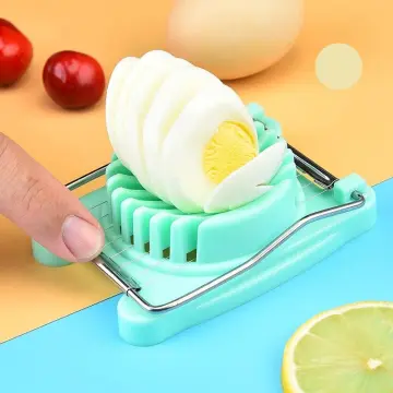 1pc Stainless Steel Egg Slicer, Classic Egg Cutter For Kitchen