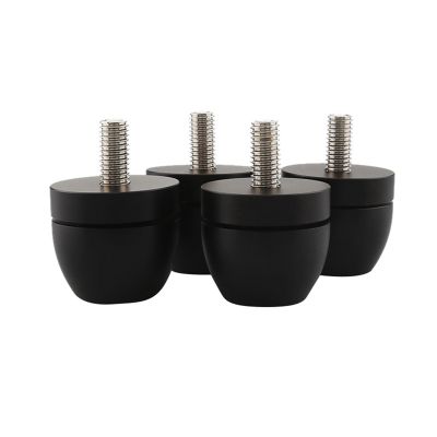 4Pcs Aluminum Shockproof Spike Pads Isolation Stand Feet Amplifier Speaker Player Subwoofer Suspension Foot Pad