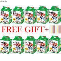 10-200แผ่นฟิล์ม Instax ขอบสีขาวรูปถ่าย Mini 8/9/7c/7S/25/90/11สากลสามนิ้วรูปถ่ายการถ่ายภาพครั้งเดียว Guteng