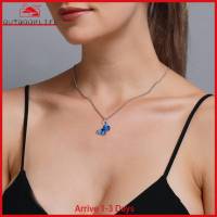 [Arrive 1-3 Days]Color Butterfly Necklace Women Simple Pendant Clavicle Chain Lover Jewelry