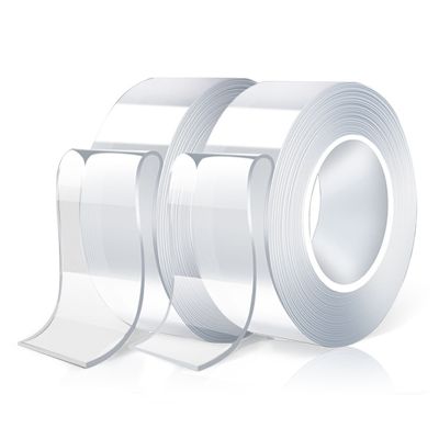 1/3/5/5M Nano Tape Double Sided Tape Transparent Reusable Waterproof Adhesive Tapes Cleanable Kitchen For Bathroom 1mm Thickness