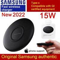 Original 15W Samsung Fast Wireless Charger Pad For Galaxy S22 S21 S20 Ultra S10 S9 S8 Plus Note8 Note9/iPhone 12 13,Qi,EP-P1100