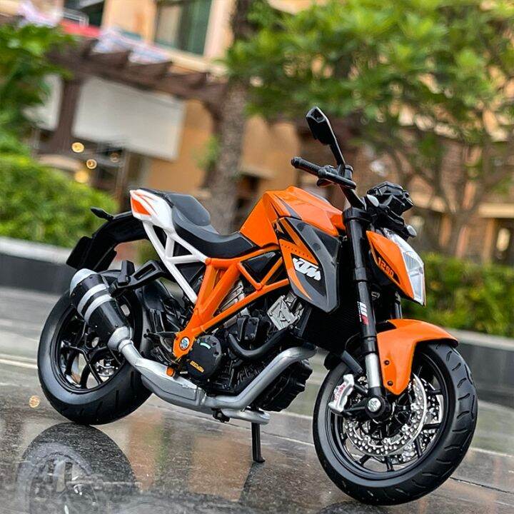 maisto-1-12-ktm-1290-super-duke-r-โมเดลมอเตอร์ไซค์อัลลอยการจำลองการหล่อโลหะรถจักรยานยนต์ของเล่นของขวัญสำหรับเด็กการรวบรวมโมเดล