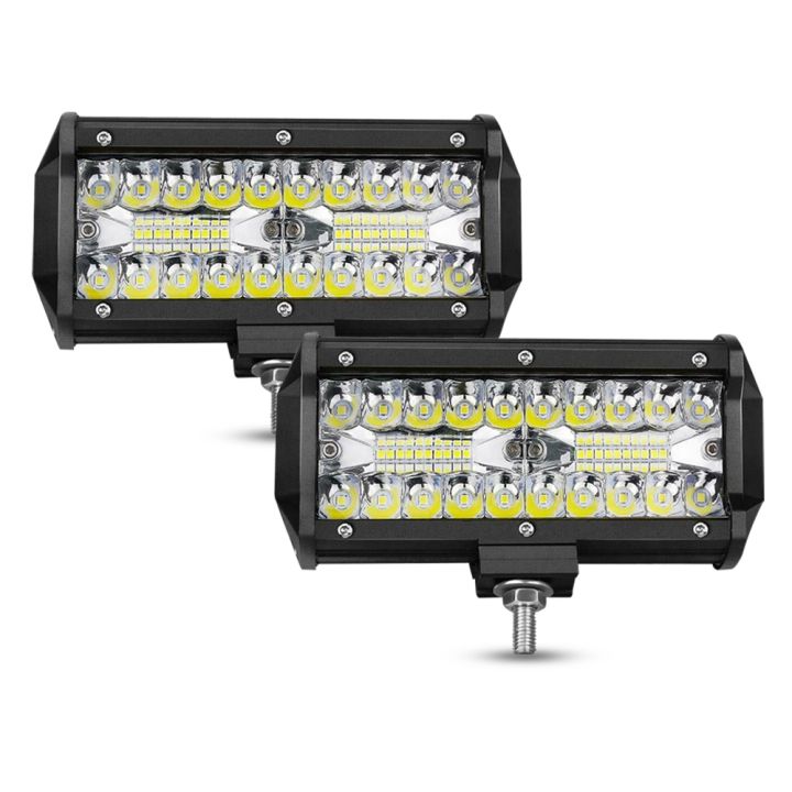 7 inch 120W 144W LED Light Bar Off Road 4x4 Barra LED Bar for Offroad ...