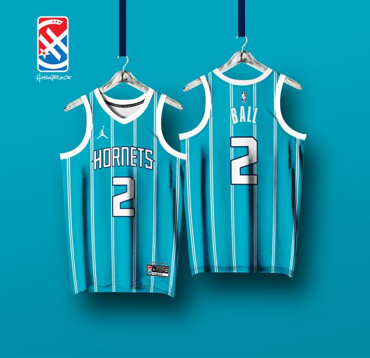 CHARLOTTE HORNETS BALL HG JERSEY FULL SUBLIMATION