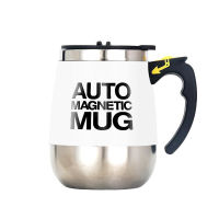 Fully Automatic Stirring Cup Magnetic Cup Creative 304 Stainless Steel Coffee Milk Mixing Cup Automatic Coffee Stirring Mugs