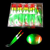 ❐❇ 2pcs Luminous Fishing Float Battery Operated LED Float for Dark Water Night Fishing Provides Continuous Lighting and Waterproof