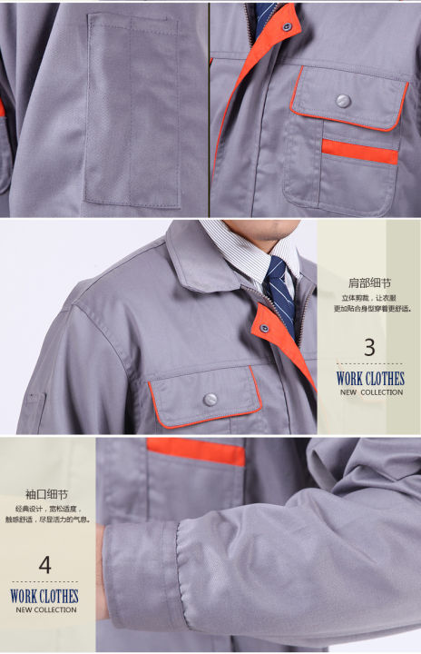 raindrop-workwear-ชุดช่าง-ผ้าโพลีเอสเตอร์ใส่สบายบางเบา-มีแถบสะท้อนแสง-หน้าหลัง-ซักได้สีไม่ตก-เนื้อผ้าใส่สบายไม่ร้อน