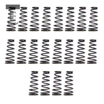 ‘【；】 Tooyful 20 Pieces Iron Electric Guitar Bass Pickup Bridge Tailpiece Saddles Spring Musical Instrument Parts