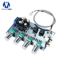 【cw】 New NE5532 Stereo Pre amp Preamplifier Board Audio 4 Channels Amplifier Module 4CH CH Circuit Preamp ！