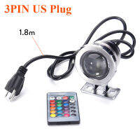 Waterproof RGB LED Flood Light Underwater Fountain Pool Pond Aquarium Spotlight Bulb Lamp Outdoor Garden AC DC 12V 110V 220V 15W