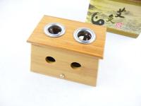 【CW】 free shipping double moxibustion box utensils moxa roll