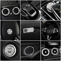 สำหรับ Benz GLC 2015-2019คอนโซลกลางตกแต่งอานิสงส์คริสตัลแหวนเพชรตัดภายในเครือเถารูปลอก