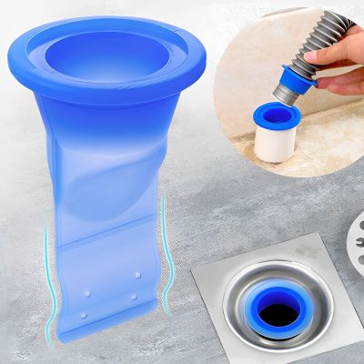 3PCS Silicone Core Sewer Pipe Round Inner Core Kitchen Toilet Floor Bathroom Drain Deodorant Anti-odor Back Flow Filter Strainer  by Hs2023