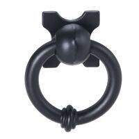 【LZ】ↂ✾❇  1pc 33mm Circle Handles Black Ring Metal Door Handles Pulls Cabinet Drawer Knobs For Furniture Hardware decoration durable