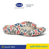 Scholl รองเท้าสกอลล์รองเท้าสกอลล์-ริเวอร์ Alphabet Graffiti สำหรับทุกเพศ เทคโนโลยีไบโอปรินท์ น้ำหนักเบา รองรับสรีระเท้า และทนทาน