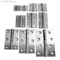 ✉☂ 20pcs Cabinet Hinges 1.5Inch Stainless Steel Mini Drawer Jewelry Box Silver Door Hinge For Decoration Furniture Hardware