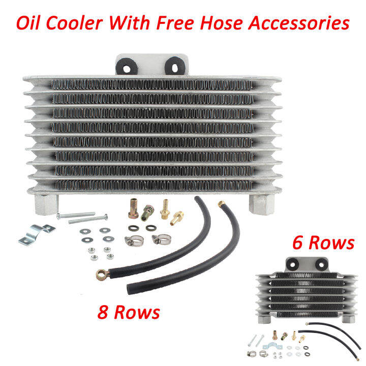 Original Oil Cooler With Hose Accessories 6 Row 8 Row RAIDER 150