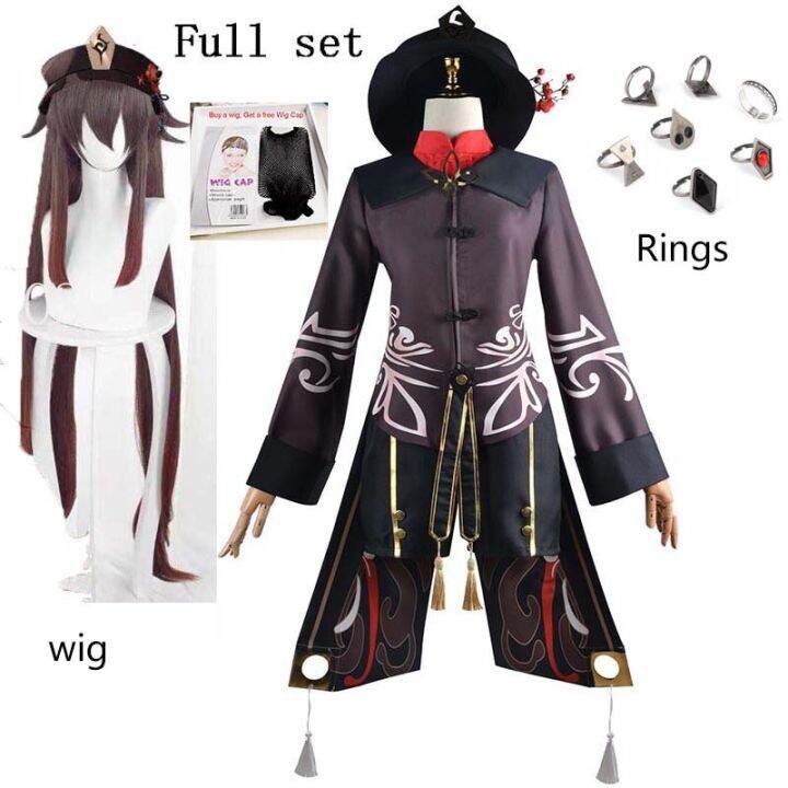 high-quality-game-genshin-impact-hu-tao-cosplay-costume-uniform-deluxe-suits-dress-hat-socks-wig-accessories-ring-hutao-outfits