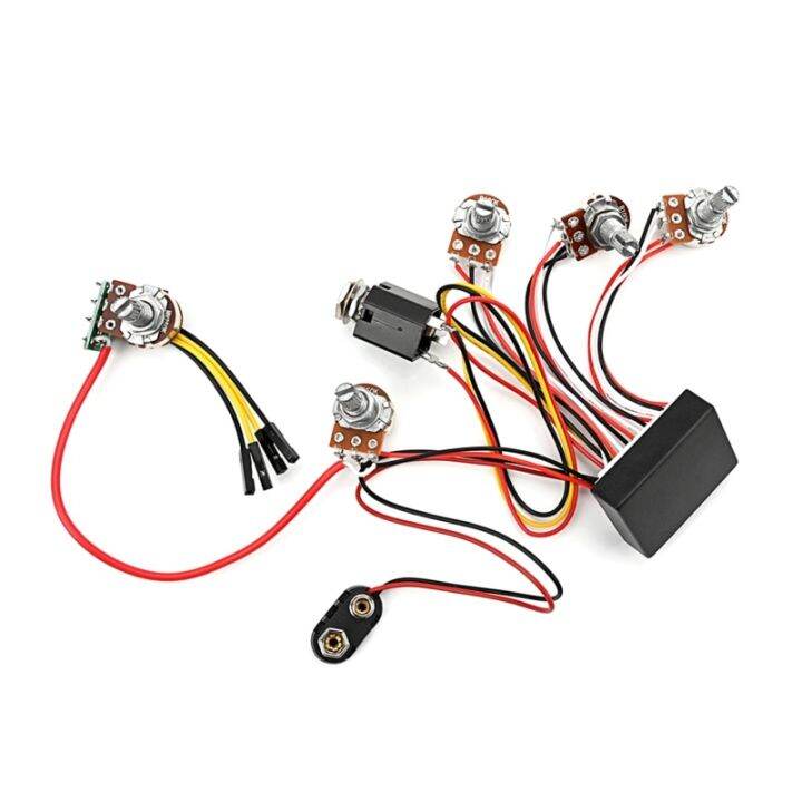 3 Band Active & Passive EQ Equalizers Electric Bass Preamp Circuit