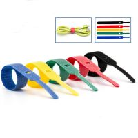 10/20/50/60Pcs Releasable Cable Ties Colored Reusable Wire Cable Ties Nylon Loop Wrap Zip Bundle Ties Needle Type Cable Tie Wire Cable Management