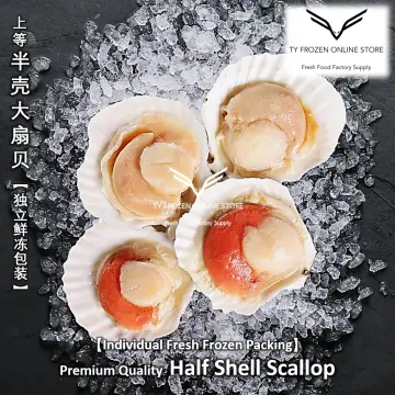 Half-Shell Scallop with Roe