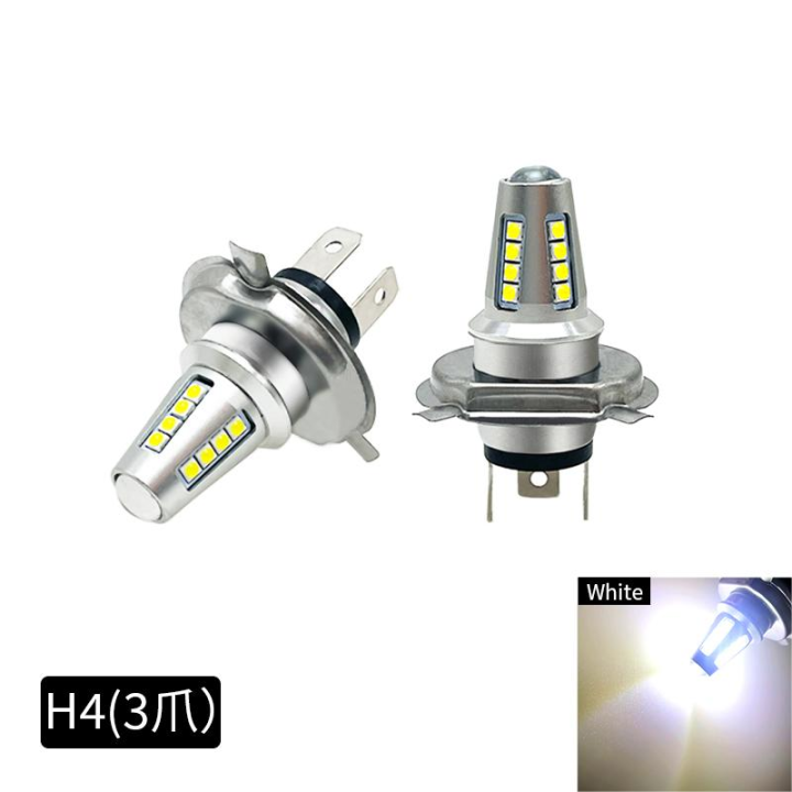2ชิ้น-h4-p15d-ba20d-led-รถจักรยานยนต์ไฟหน้าหลอดไฟ-c-an-bus-12โวลต์24โวลต์ไฟตัดหมอก21-smd-10000lm-ไฮโลโคมไฟสกูตเตอร์อุปกรณ์เสริม-moto-drl