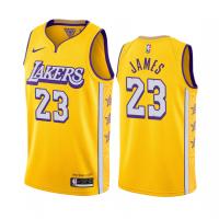 Basketball Sweatshirt 2022 Los Angeles Lakers City 23 Lebrown James Jersey